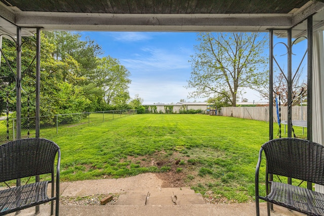 123 Baughman Ave, Danville, KY 40422 - view of yard featuring a fenced backyard