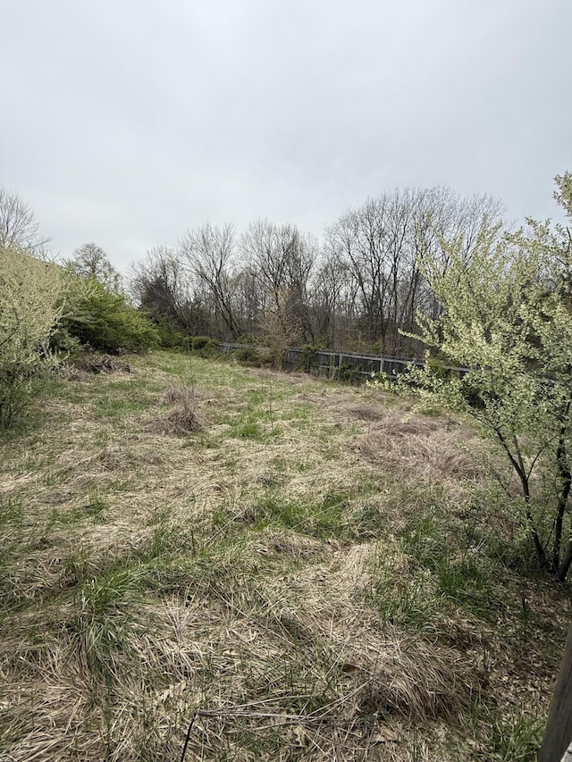 view of landscape featuring a rural view