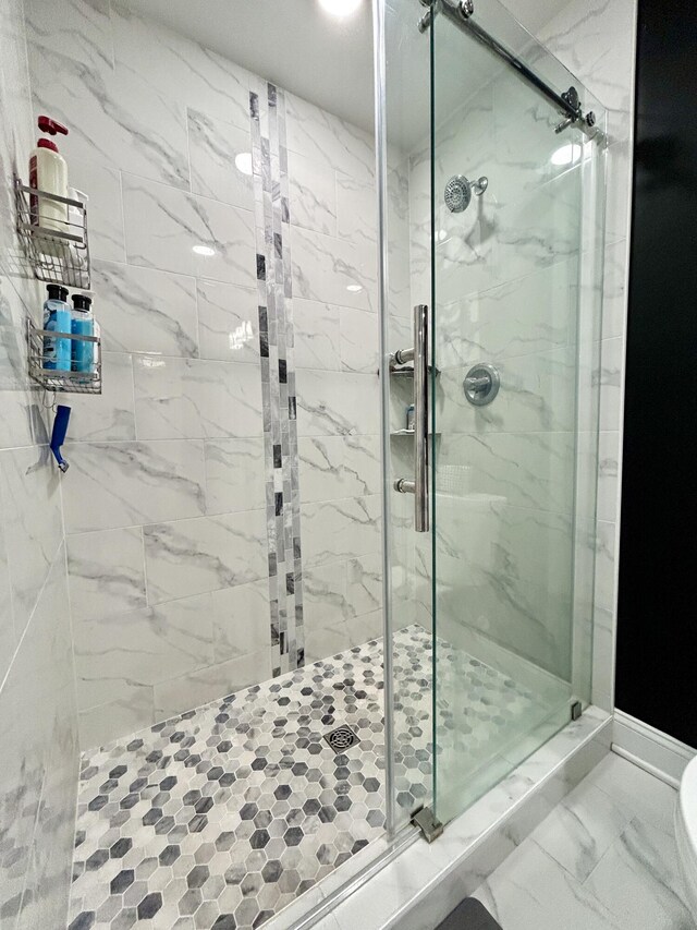 11 Marco Island Dr, Somerset, KY 42503 - full bathroom with a marble finish shower and marble finish floors