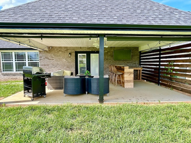 11 Marco Island Dr, Somerset, KY 42503 - view of patio with a grill and outdoor lounge area