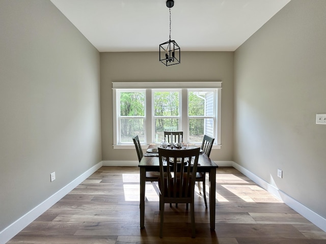 108 Patriot Dr, Science Hill, KY 42553 - dining space with baseboards and wood finished floors
