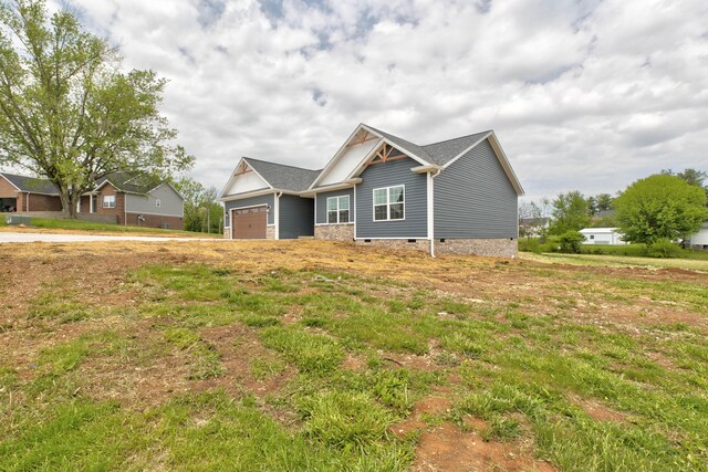 138 Sande Ridge Ln, Mt Sterling, KY 40353 - craftsman house featuring an attached garage and crawl space