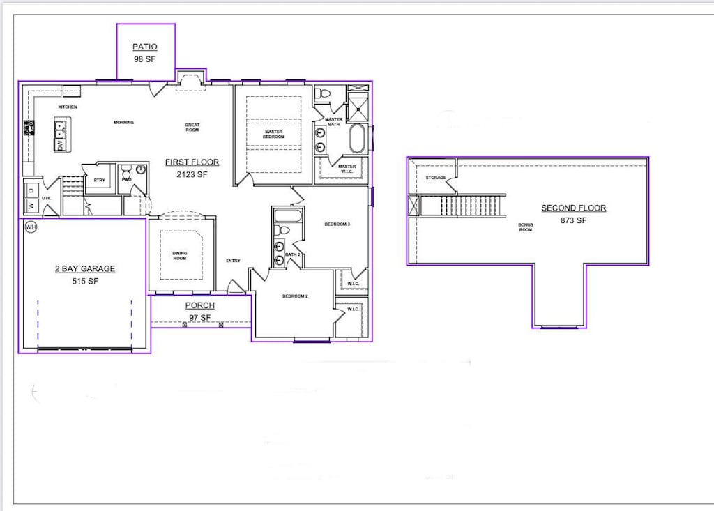 1014 Pinetree Rd, Versailles, KY 40383 - floor plan / room layout