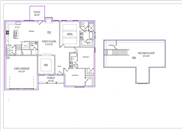 1014 Pinetree Rd, Versailles, KY 40383 - floor plan / room layout