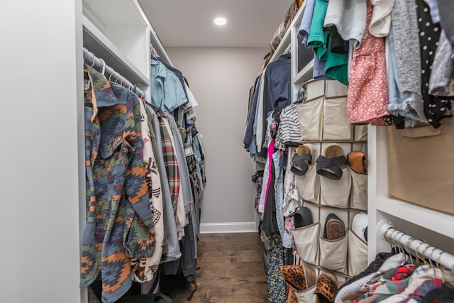 1035 Vineyard Way, Berea, KY 40403 - spacious closet featuring dark wood-type flooring