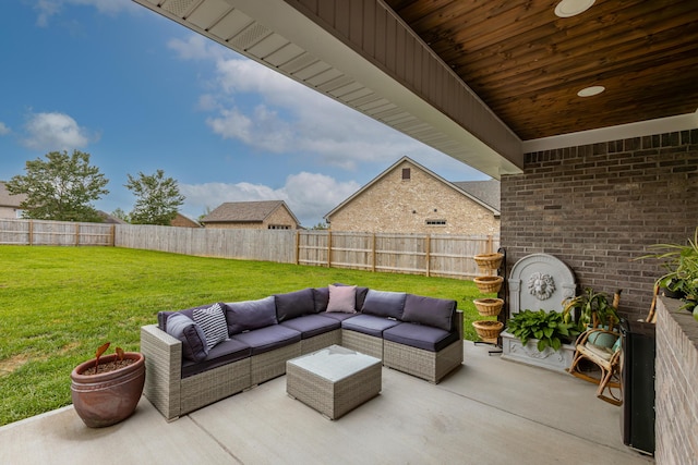 1035 Vineyard Way, Berea, KY 40403 - view of patio / terrace with outdoor lounge area