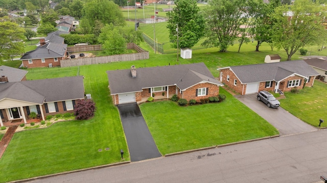 136 Pin Oak Dr, Lancaster, KY 40444 - aerial view with a residential view