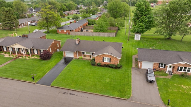 136 Pin Oak Dr, Lancaster, KY 40444 - aerial view featuring a residential view