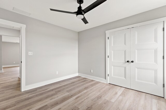 563 Middle Creek Way, Berea, KY 40403 - empty room with baseboards, ceiling fan, light wood-style flooring, and visible vents