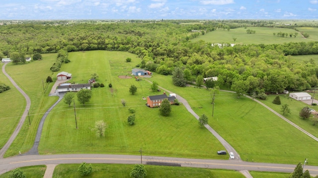500 Curdsville Rd, Harrodsburg, KY 40330 - birds eye view of property with a rural view