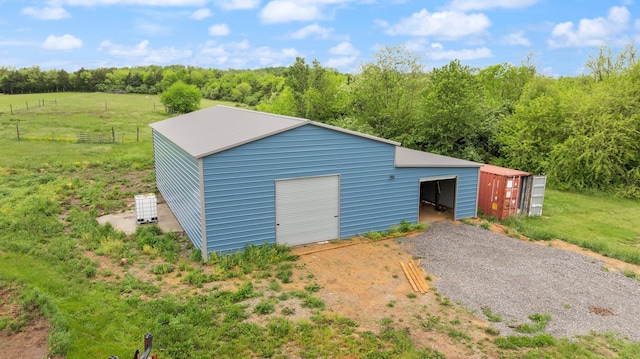500 Curdsville Rd, Harrodsburg, KY 40330 - detached garage with fence
