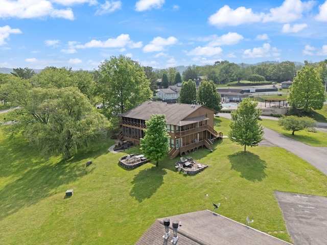 drone / aerial view