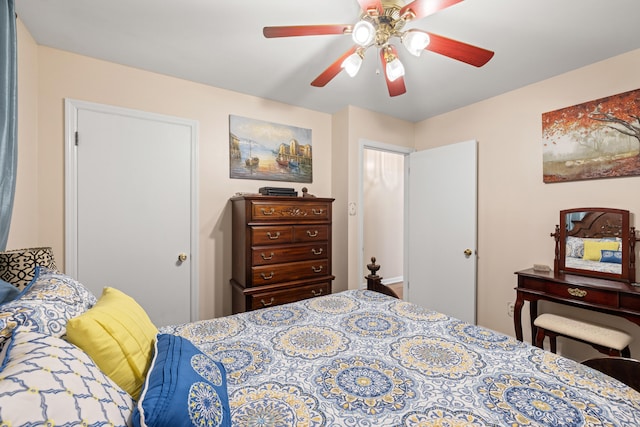 107 Highview Dr, Midway, KY 40347 - bedroom with ceiling fan
