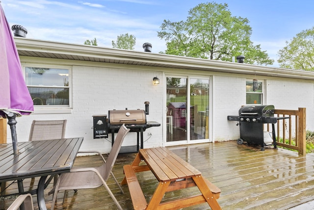 220 Garden Ave, Stanford, KY 40484 - deck featuring outdoor dining space and a grill
