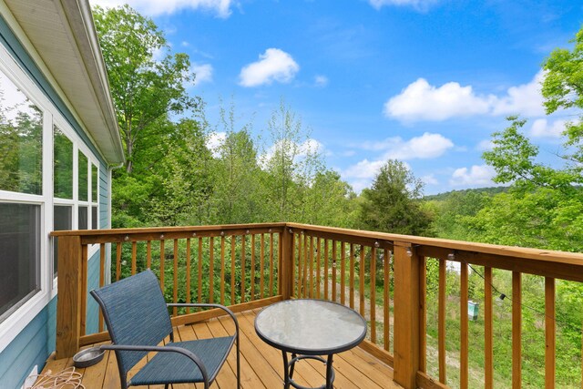 7314 Blue Level Rd, Rockfield, KY 42274 - view of wooden deck
