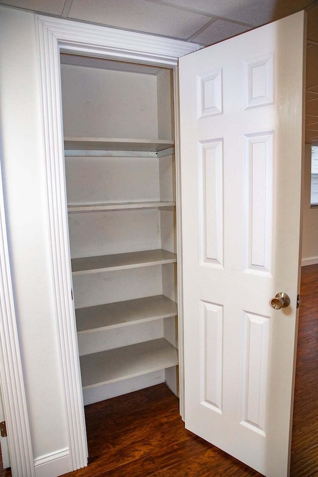 view of closet