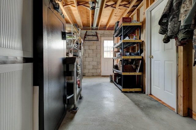 view of storage