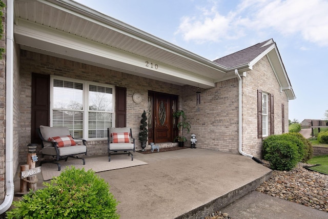 view of patio / terrace featuring covered porch