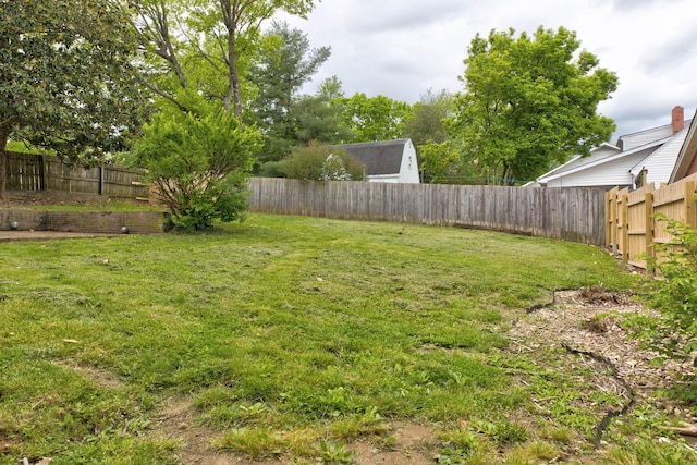view of yard