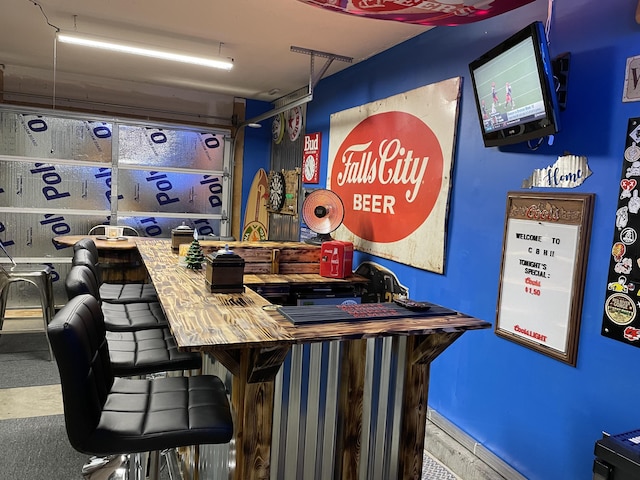bar featuring carpet flooring