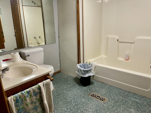130 Branch Rd, Monticello, KY 42633 - full bath featuring vanity, toilet, and shower / tub combination