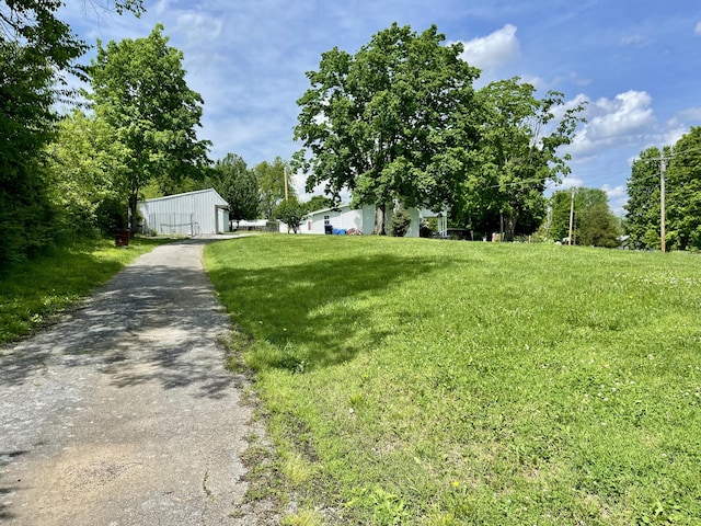 130 Branch Rd, Monticello, KY 42633 - view of yard with an outdoor structure and a pole building