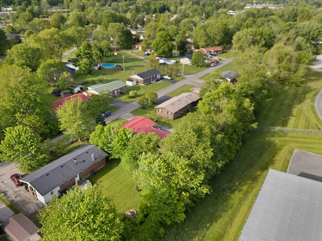 88 Plum St, Stanton, KY 40380 - aerial view of property and surrounding area with nearby suburban area