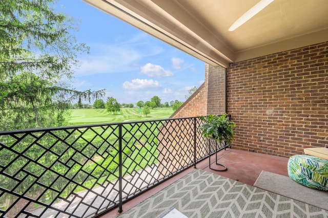101 Idle Hour Dr Unit 1, Lexington, KY 40502 - balcony with view of golf course