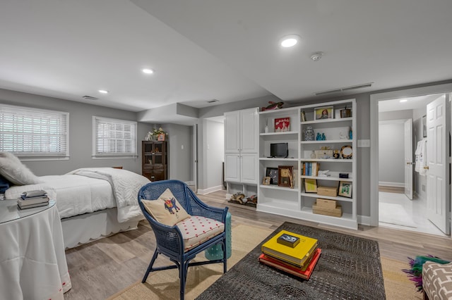 101 Idle Hour Dr Unit 1, Lexington, KY 40502 - bedroom featuring light wood-style flooring, recessed lighting, and baseboards