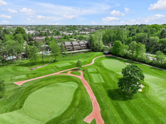 101 Idle Hour Dr Unit 1, Lexington, KY 40502 - aerial perspective of suburban area with a local golf course and a tree filled landscape