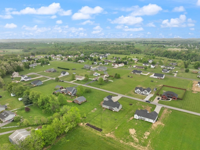 bird's eye view featuring a residential view