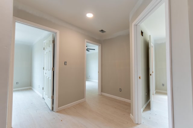 301 Meece St, Somerset, KY 42501 - corridor with light wood-type flooring, recessed lighting, and baseboards
