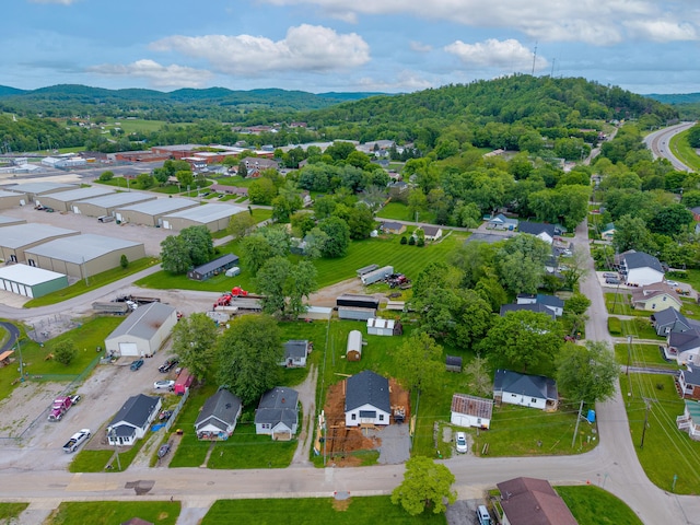 301 Meece St, Somerset, KY 42501 - aerial perspective of suburban area with a mountainous background