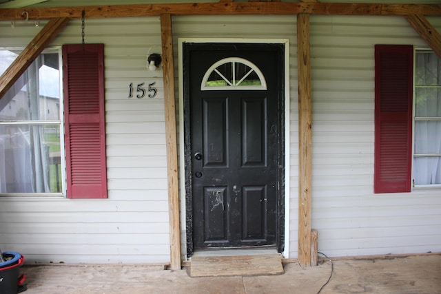 view of entrance to property