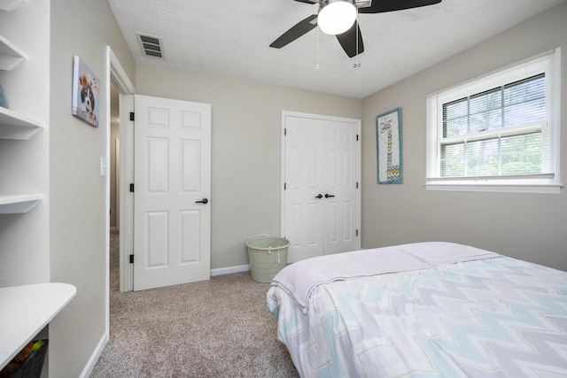 2912 Jason Ct, Lexington, KY 40503 - carpeted bedroom featuring ceiling fan and a closet