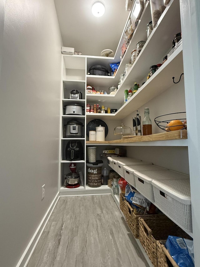 view of pantry
