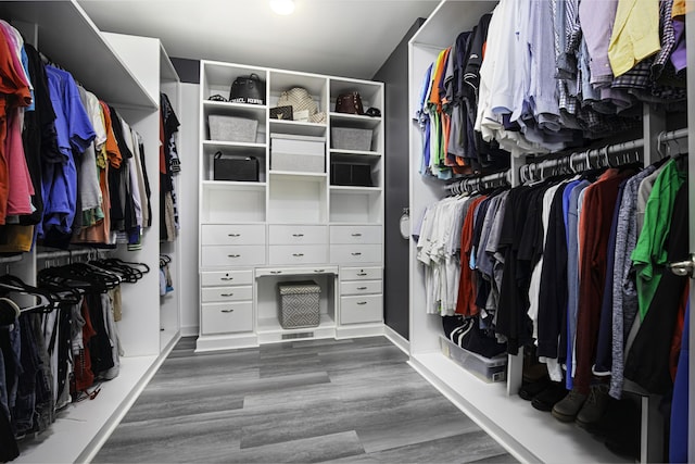 101 Creek Ridge Dr, Nicholasville, KY 40356 - spacious closet featuring wood finished floors