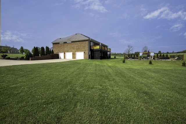 101 Creek Ridge Dr, Nicholasville, KY 40356 - view of home's exterior featuring an attached garage, concrete driveway, and a lawn