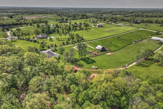 101 Creek Ridge Dr, Nicholasville, KY 40356 - aerial view of sparsely populated area with a pastoral area