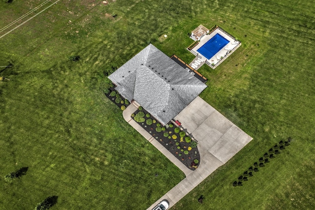 drone / aerial view