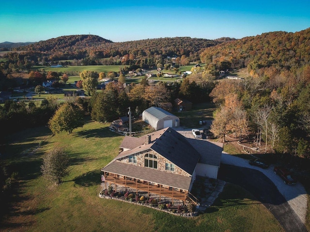 80 Jackson Rd, Somerset, KY 42503 - bird's eye view with a view of trees and a mountain view