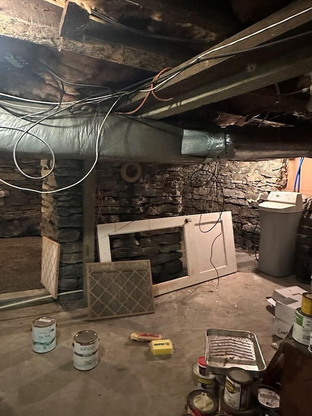 225 Mt Sterling Ave, Flemingsburg, KY 41041 - view of unfinished below grade area