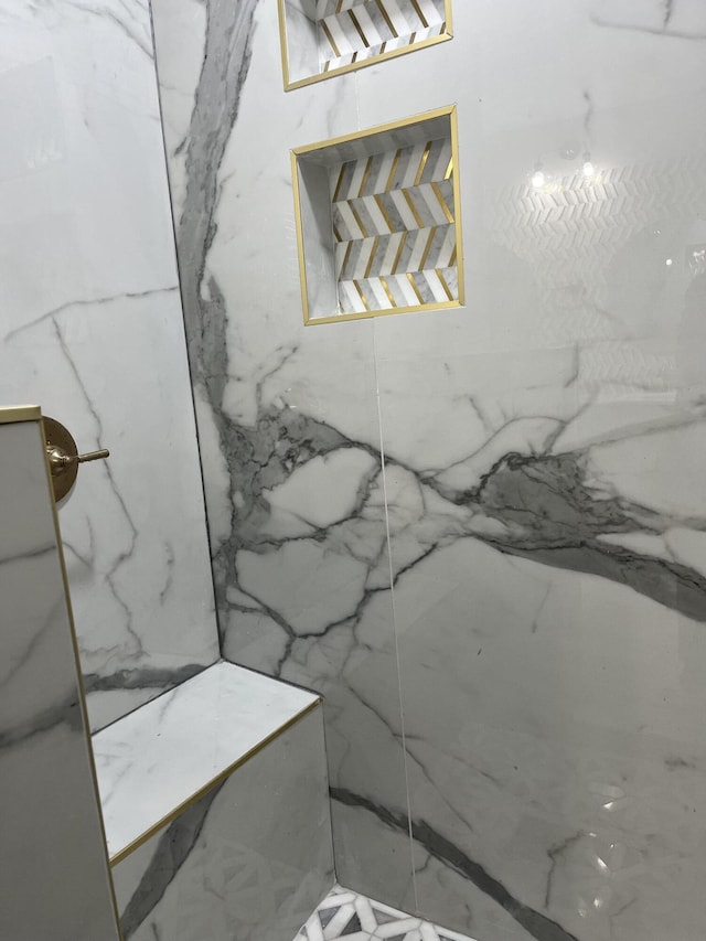 211 S Alta Ave, Danville, KY 40422 - bathroom with a marble finish shower