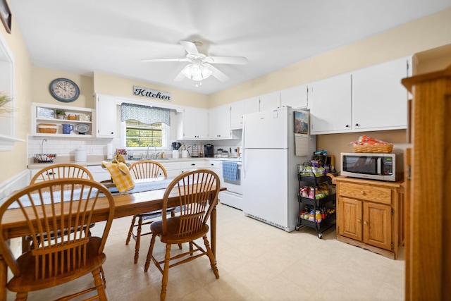 202 Leimaur Dr, Richmond, KY 40475 - dining room featuring a ceiling fan and light flooring