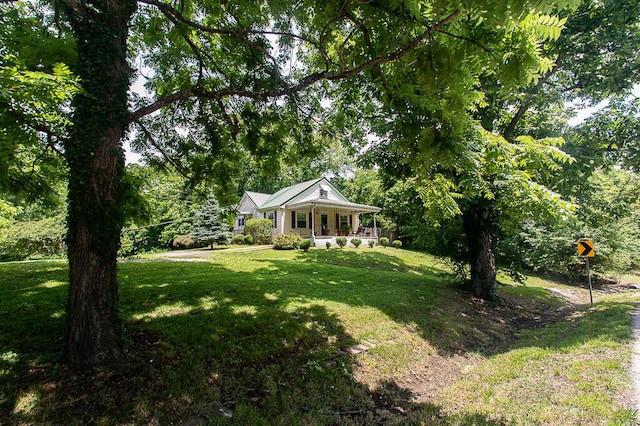 2000 Bald Knob Rd, Frankfort, KY 40601 - view of front of house with a porch and a front lawn