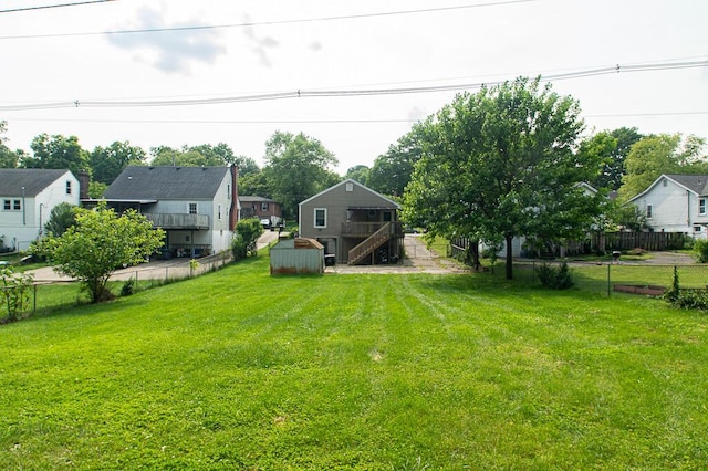 121 Meredith Ave, Frankfort, KY 40601 - view of yard featuring stairs and a residential view