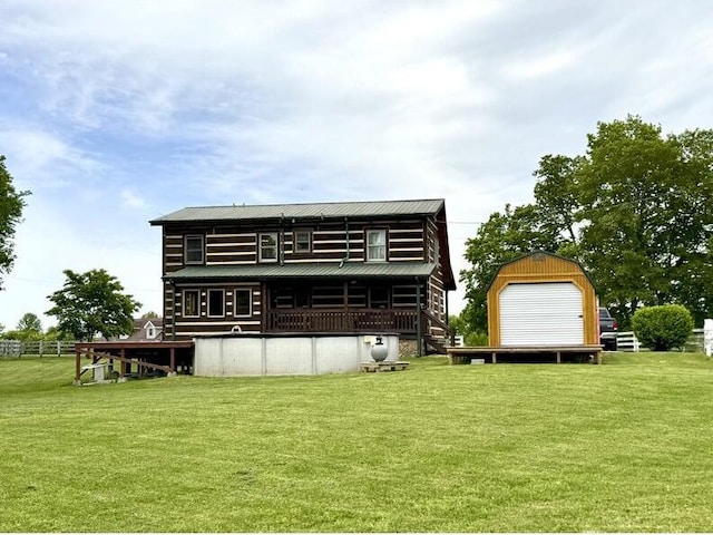 792 Tuggle Rd, Lancaster, KY 40444 - back of property with an outbuilding