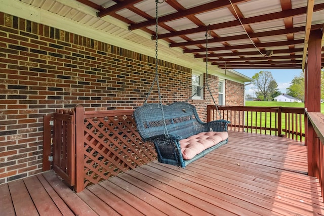 1141 Danville Rd, Lancaster, KY 40444 - view of wooden terrace