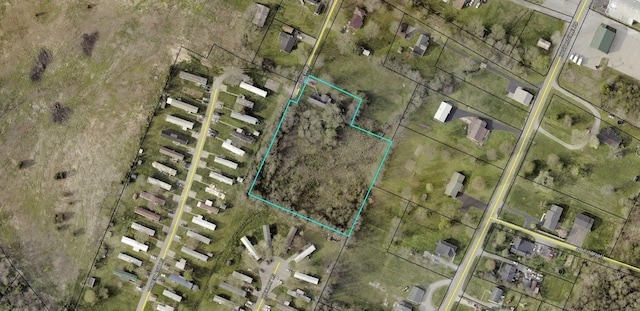 130 Trisler Ln, Junction City, KY 40440 - aerial map of property and surrounding area featuring property parcel outlined