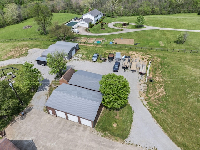 129 Adams Ln, Richmond, KY 40475 - bird's eye view with a rural view